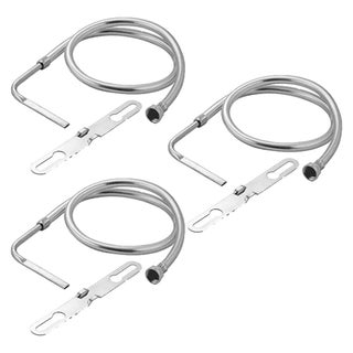 MLD Jet Hands-Free Spray | 304 Stainless Steel- Toilet Bidet | Flat Nozzle | Jet Spray with 1 Meter Heavy PVC Hose | Glossy Finish (Type- Toilet Jet Spray, Material - Steel) (Pack of 3) - pzsku/Z520D93510BE2578DA36CZ/45/_/1742463008/8dcf0812-926c-4b15-80a7-b1f3067638bb