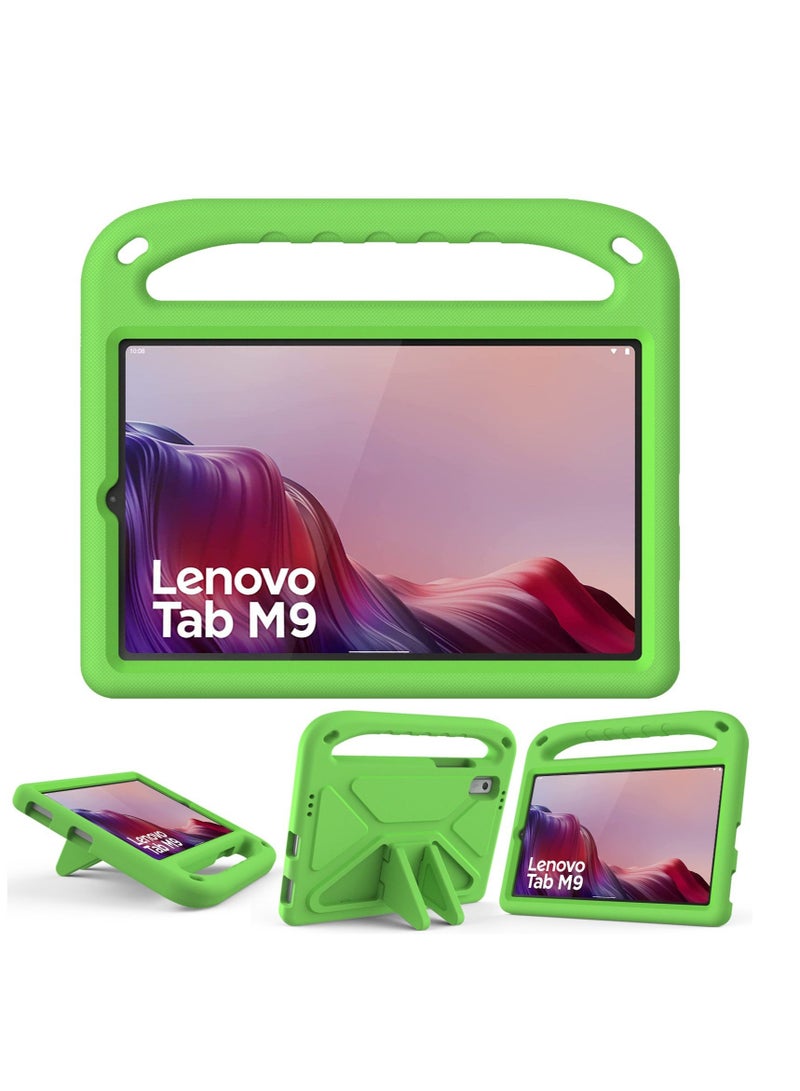 Kids Case Compatible with Lenovo Tab M9 9.0 inch 2023 (TB-310FU/TB-310XU), Light Weight Shock Proof Handle Stand Kids Friendly Protective Cover Case EV A Tablet Case - Image 1