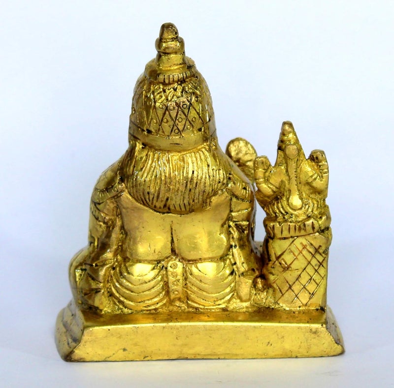 ESPLANADE Brass Laxmi Kuber Idol for Pooja or Home Workplace Office Desk Gold 425 - Image 4