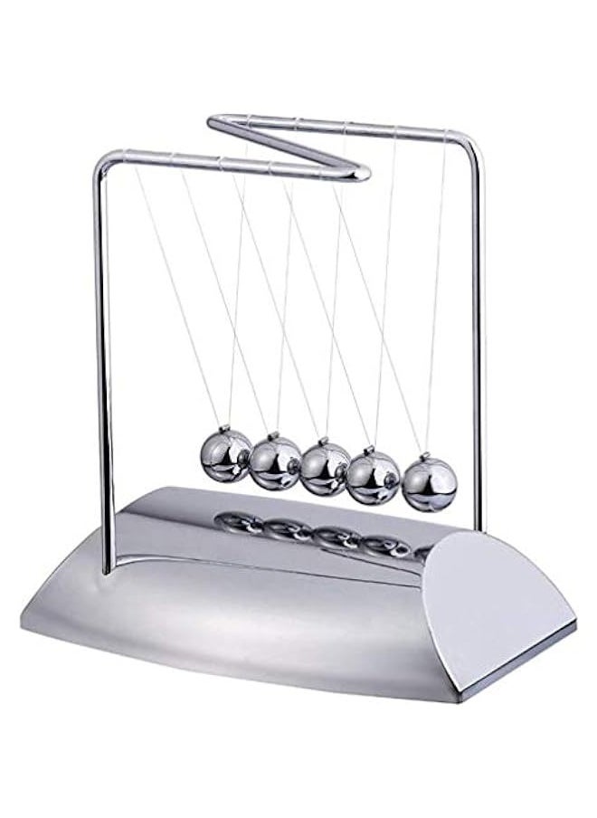 DURKU - Classic Steel Z-shaped Newton's Cradle - Perfect Balance Balls - Image 1