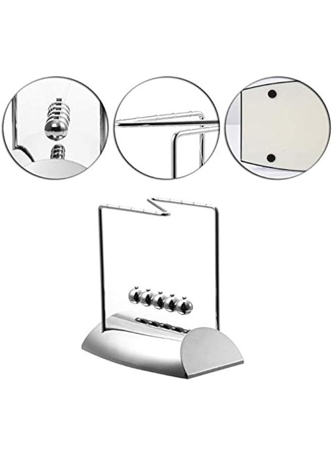 DURKU - Classic Steel Z-shaped Newton's Cradle - Perfect Balance Balls - Image 1