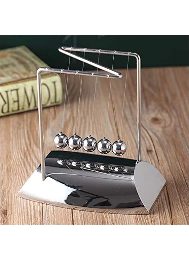 DURKU - Classic Steel Z-shaped Newton's Cradle - Perfect Balance Balls - Image 1