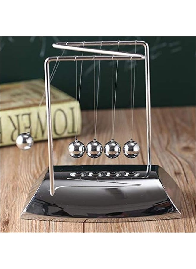 DURKU - Classic Steel Z-shaped Newton's Cradle - Perfect Balance Balls - Image 1