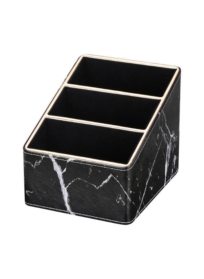 NIBEMINENT Remote Storage Box, Office Supplies Desktop Organizer, Rotary Storage Box Pen.  - Image 1