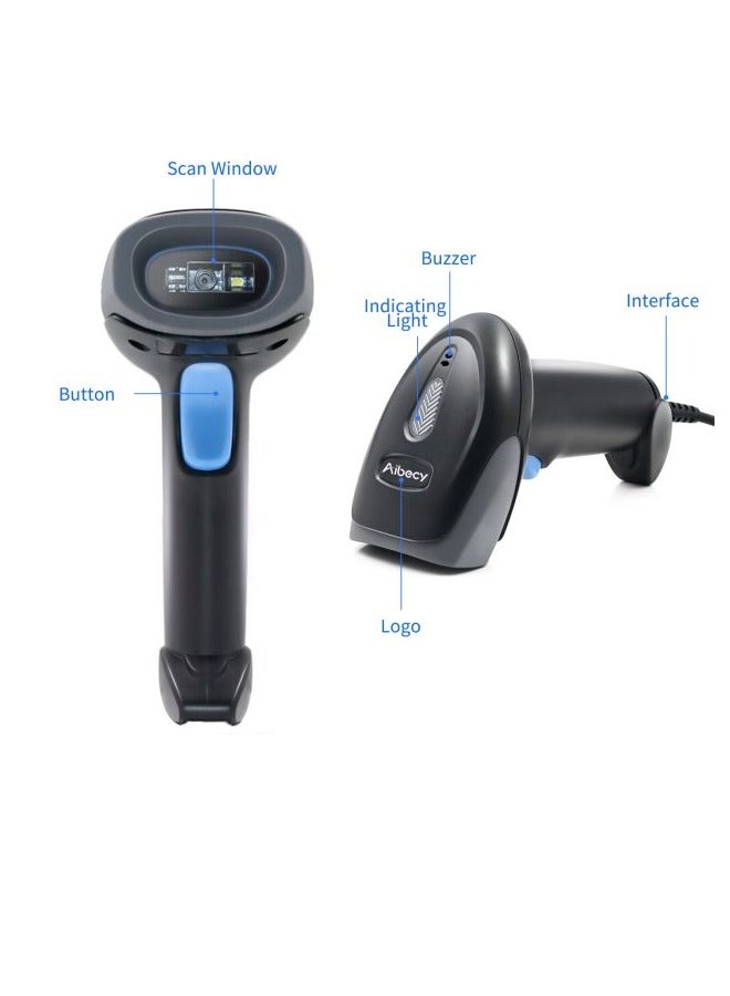 Aibecy Handheld Wireless Barcode Scanner - Image 4