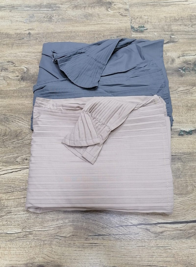 مون 2/شرشف صلاة مرد قطن ناعم ومريح للغاية  يتضمن طرحة ويغطي الجسم بالكامل بمقاس موحد وواسع مناسب لجميع الأجسام - Image 2