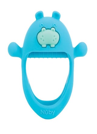 Nuby Silicone Wrist Teething Mitten - BPA-Free Teether Ring - 3+ Months - Hippo - pzsku/Z520DE58650417B800C00Z/45/_/1686567608/85dd66cb-1ca2-4d0b-b3a2-9d7070c2f18b