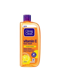 Clean & Clear Vitamin C Face Wash 240Ml  - Image 1