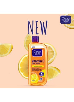 Clean & Clear Vitamin C Face Wash 240Ml  - Image 3