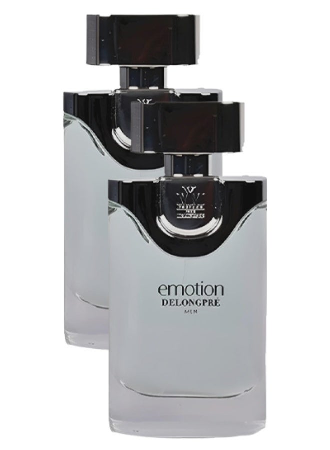 DELONGPRE 2 Pieces Emotion Delongpre Perfume For Men 75ml EDT - Image 1