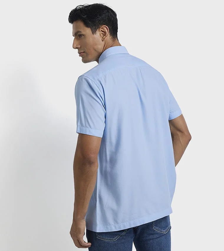 Ben Sherman  Ben Sherman Men's Short Sleeve Solid Shirts for Men | Best Price UAE