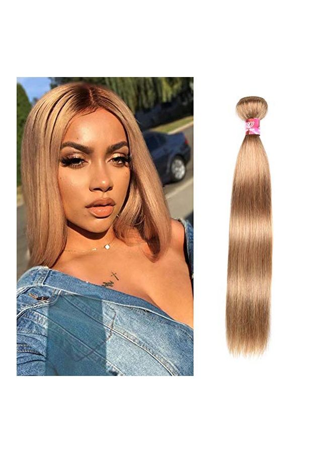 NIBEMINENT Hair Extension Wig 27 Honey Blonde - Image 2