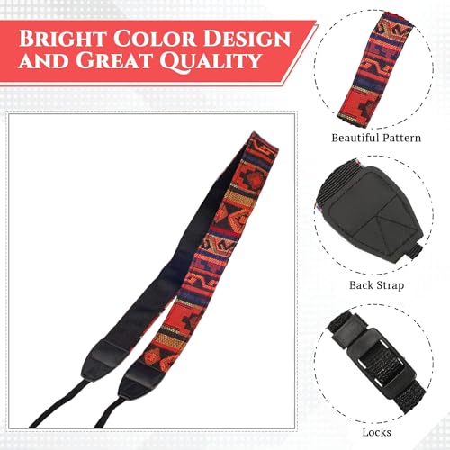 SYGA 1 Piece Orange Coloured DSLR Camera Shoulder Strap - Image 3