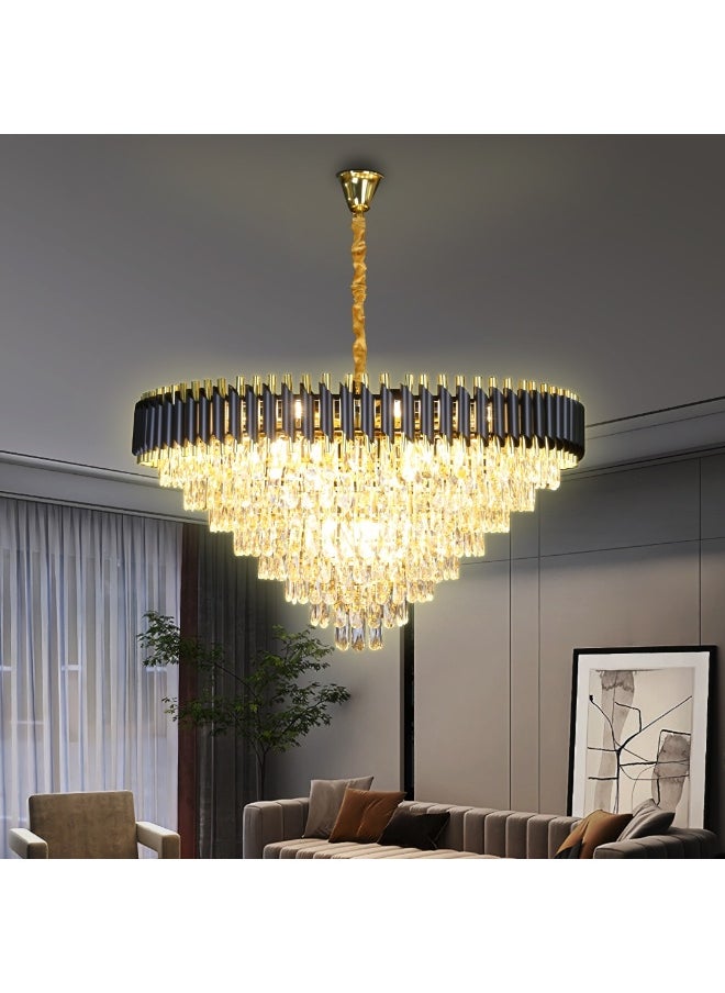Hummer Modern black and gold chandelier E14, 100 cm  - Image 2