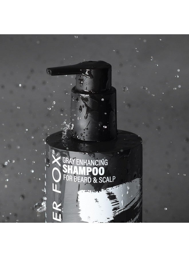 Godefroy Silver Fox Beard and Scalp Shampoo Gray Reducing Beard Wash Removes Brassy Tones Moisturize & Nourish Beard & Scalp For Men - Image 2