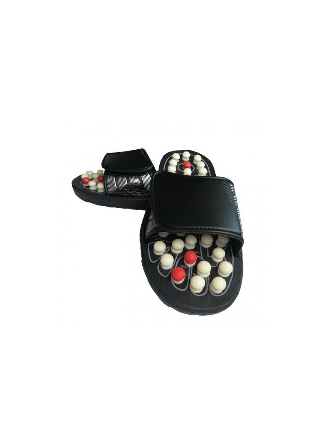 Beaupretty 1pair Magnetic Massage Slippers Foot Health Massage Shoes Rotating Tai Chi Gossip Slippers Rotating Tai Chi Gossip Massage Shoes  - Image 3
