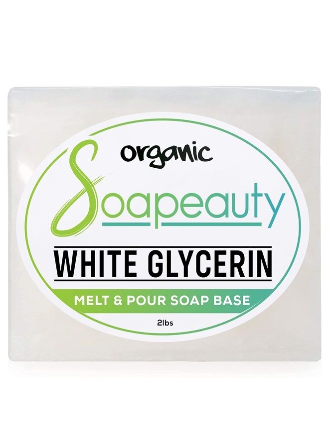 Soapeauty White Soap Base Glycerin Melt and Pour | Detergent Free | Natural Moisturizing Bar for Sensitive Skin & Soap Making | 2 LB - Image 1
