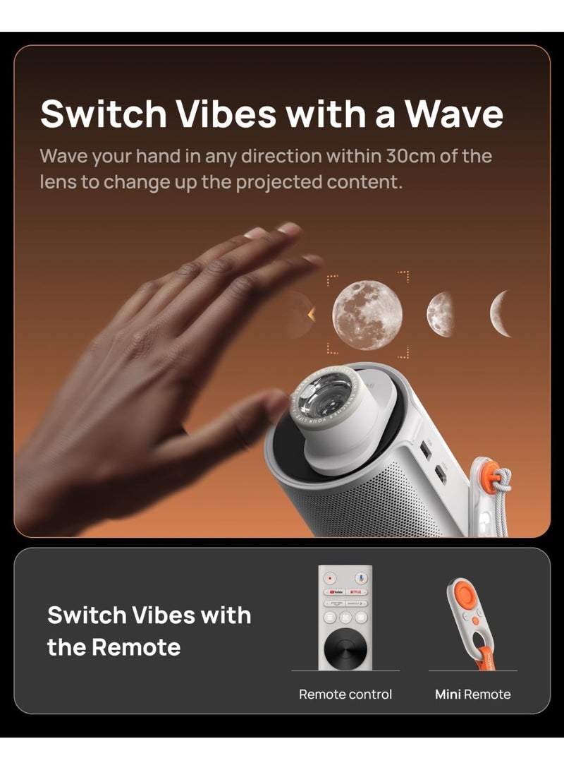 XGIMI Magnetic Creative Filters for XGIMI Mogo 4 Series | For Ambient & Immersive Experience w/ Quick Snap-On Assembly, With Built-in Ambient Music, Wave Gesture Control - 3 pack  - Image 2