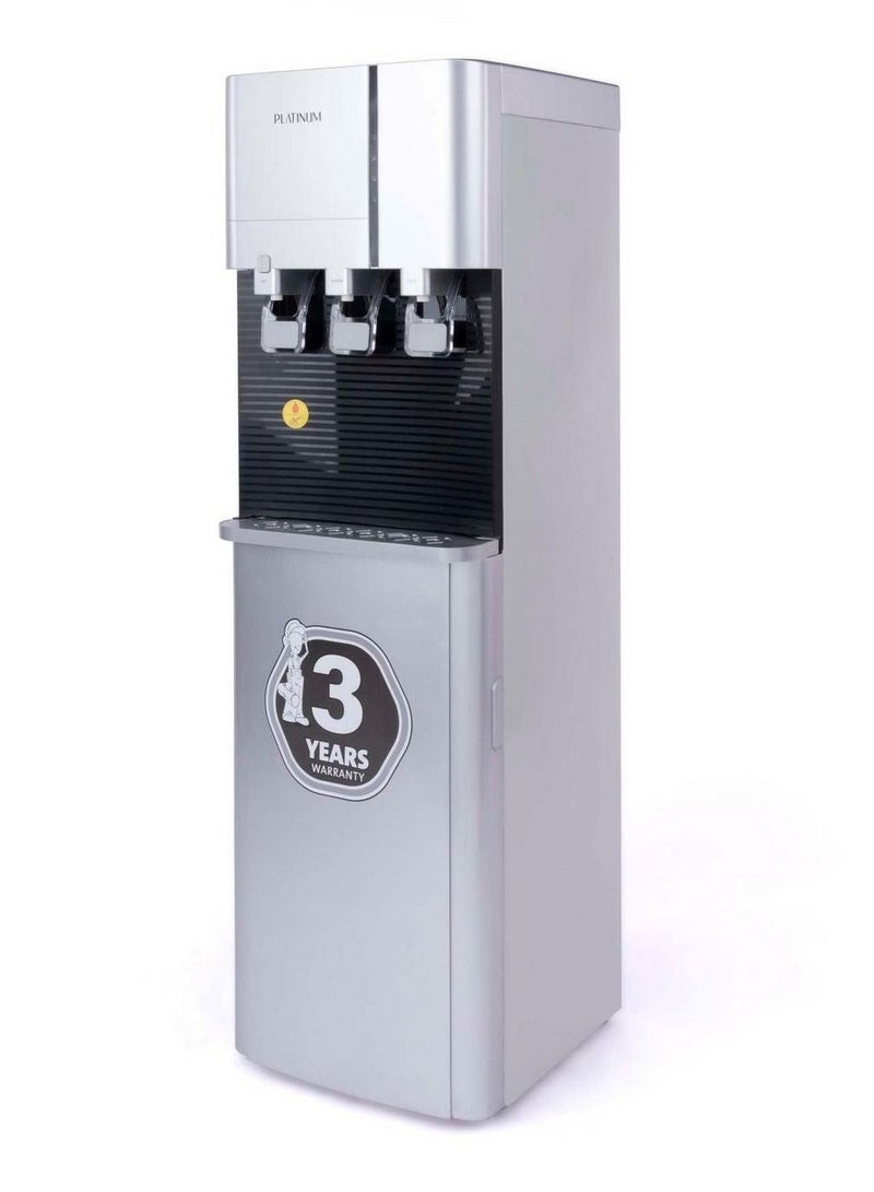 Platinum مبرد مياه بلاتينيوم، تحميل علوي، 85 وات، بارد وساخن، فضي - Image 2