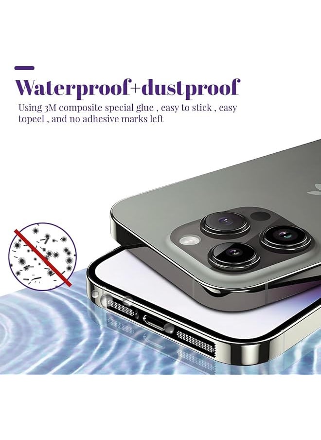 erorex - Dustproof Stickers Protector For Iphone Speaker 10Pcs Mobile Phone Speaker Mesh Anti Dust Adhesive Cover Phone Speaker Net Dustproof Adhesive Sticker Compatible With Iphone 15 Pro Max Series - Image 1