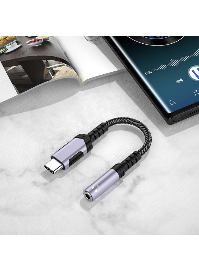 iMangoo USB C to 3.5mm Audio Headphones Adapter for Samsung Galaxy S24 S23 Ultra S22 Plus S21 S20, Type C to Aux Earphones Dongle Cable DAC for iPhone 15 Pro Max iPad 10 Google Pixel 8 7 7A 6 6A OnePlus Open - Image 5