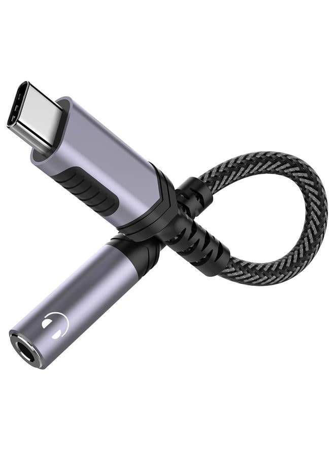 iMangoo USB C to 3.5mm Audio Headphones Adapter for Samsung Galaxy S24 S23 Ultra S22 Plus S21 S20, Type C to Aux Earphones Dongle Cable DAC for iPhone 15 Pro Max iPad 10 Google Pixel 8 7 7A 6 6A OnePlus Open - Image 1