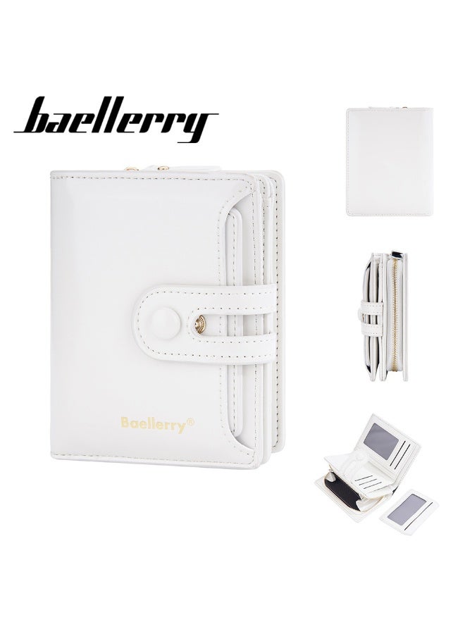 بايلليري محفظة بايليري النسائية القصيرة من جلد الشمع الفاخر