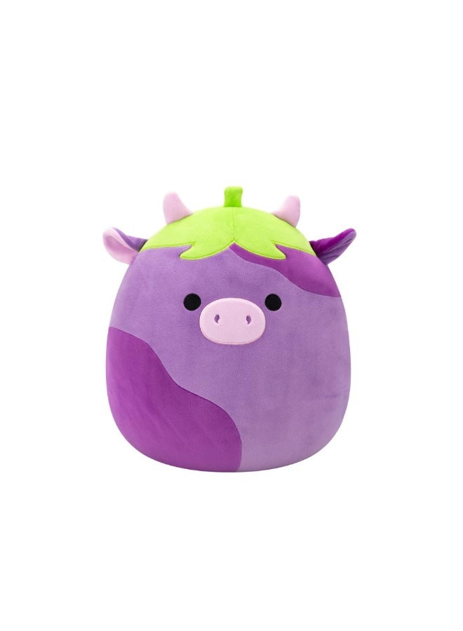 Squishmallows SQCR - Medium Plush (12" Squishmallows) (Frederick - Eggplant Cow) - Image 1