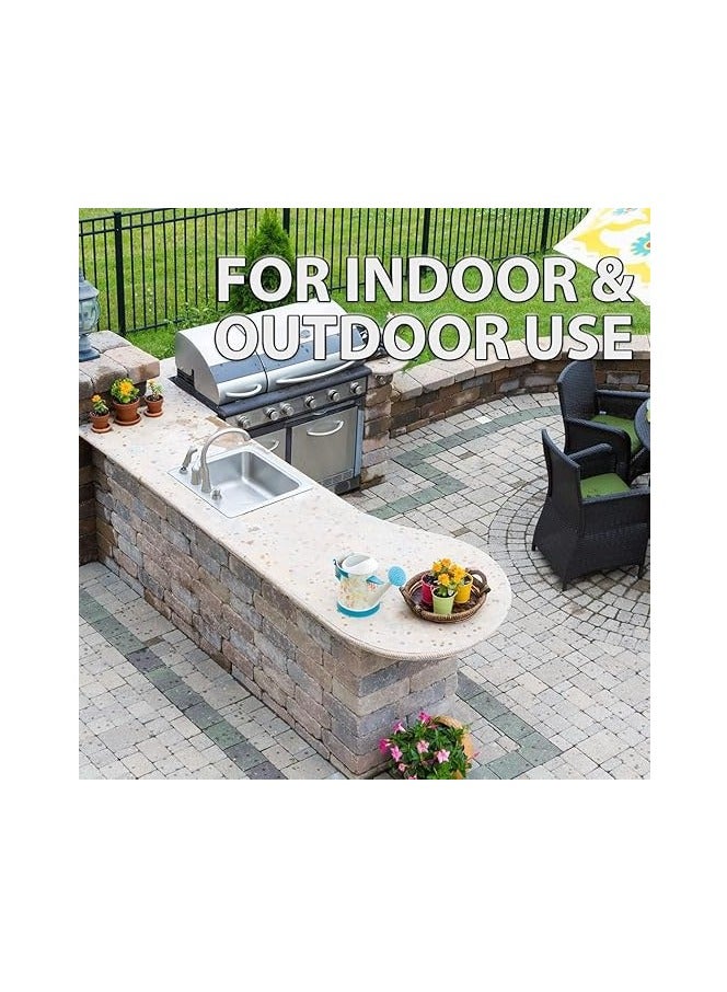 Biella Marble & Granite Glue with Hardener – Solution for Bonding, Repairing Chips, Cracks, and Installing Marble & Natural Stone (CREAM, 1 LITER) - Image 4