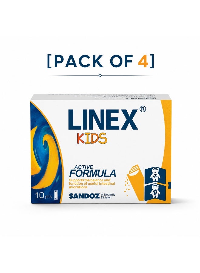 LINEX KIDS 100MG SACHET 10S (PACK OF 4) - Image 1
