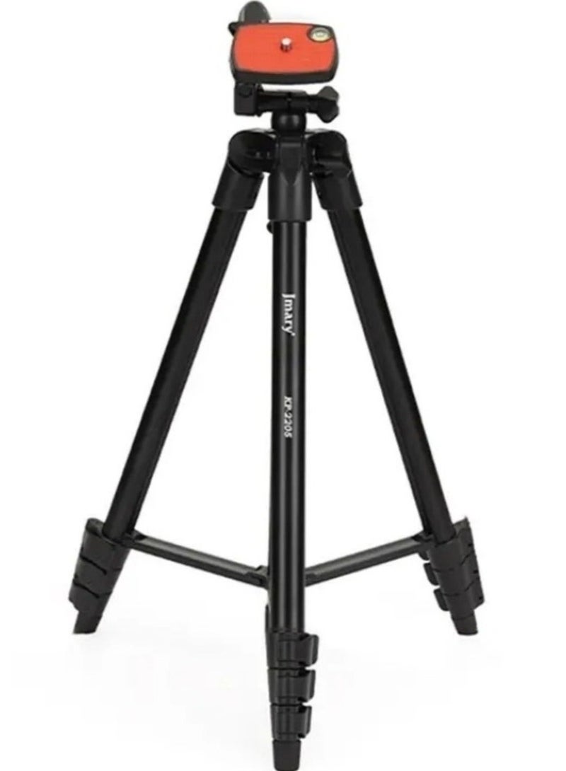 JMARY KP2205 Travel Tripod Mobile Phone Holder Telescopic Camera Mount Tripod Stand - Image 1