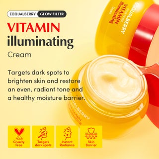 Vitamin Illuminating Cream 50ml – Brightening & Hydrating Face Cream for Even Skin Tone, Anti-Dark Spots, Glowing and Nourished Skin - view 2