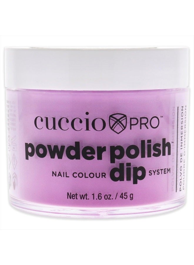 Cuccio Colour Powder Nail Polish - Lacquer For Manicure And Pedicure - Highly Pigmented Powder That Is Finely Milled - Durable Finish With A Flawless Rich Color - Easy To Apply - Take On Me - 1.6 Oz - Image 1