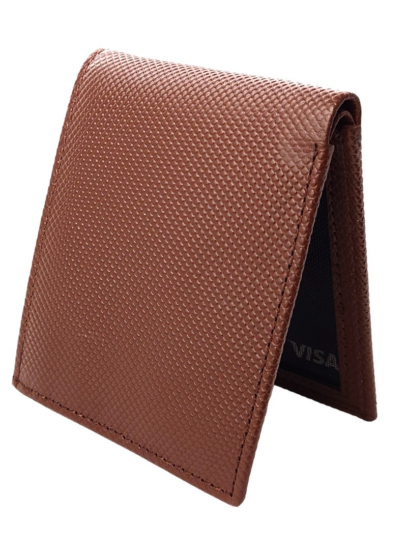 Native Comfort Regular Genuine Leather Wallet for Men, Premium Leather Material with Versatile Compartment, Ideal for Traveling & Daily Use, Perfect Gift for Any Occasion- Chocolate - Image 4