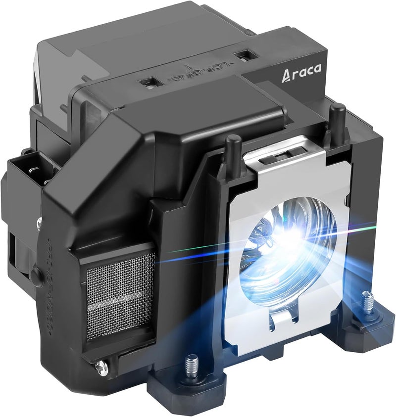 Araca ELPLP67 Replacement Projector Lamp with Housing for Epson EX5210 EX7210 EB-X14 EX3210 EX3212 EB-X11 H433A H429A H518A VS220 VS310 VS320 EB-X14 EX6210 W12+ MG-850HD Projector Lamp - Image 1