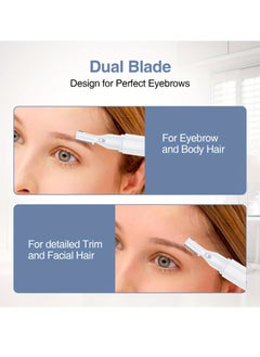 EVEREEN USB Rechargeable Electric Eyebrow Trimmer - Precision Facial Hair Remover for Men & Women, 180mAh Lithium Battery  - Image 3