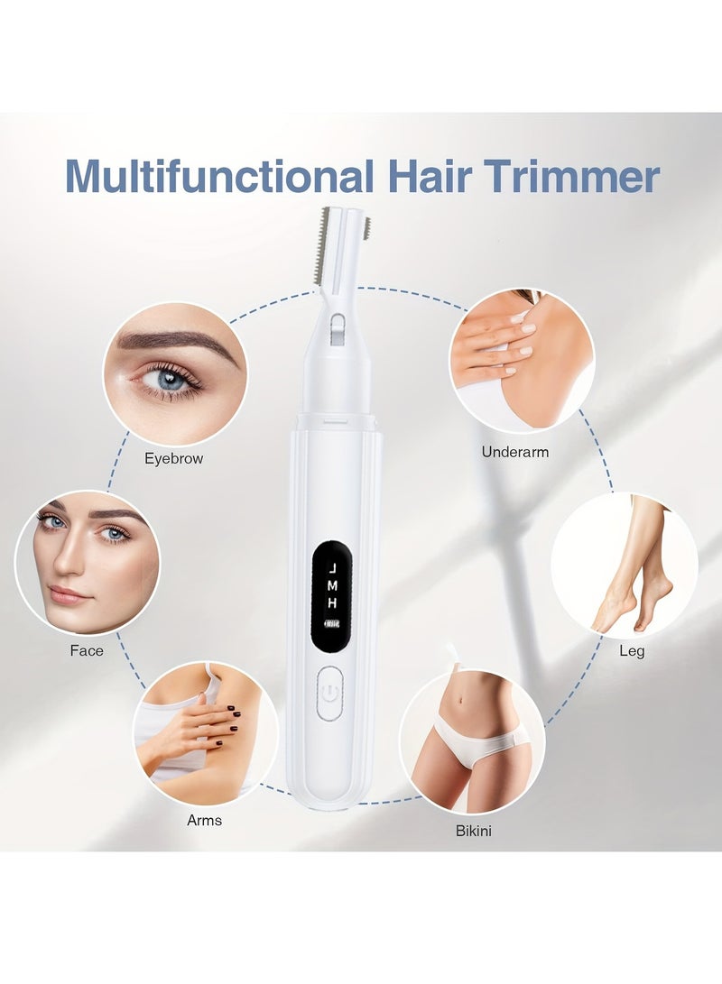 EVEREEN USB Rechargeable Electric Eyebrow Trimmer - Precision Facial Hair Remover for Men & Women, 180mAh Lithium Battery - Image 2