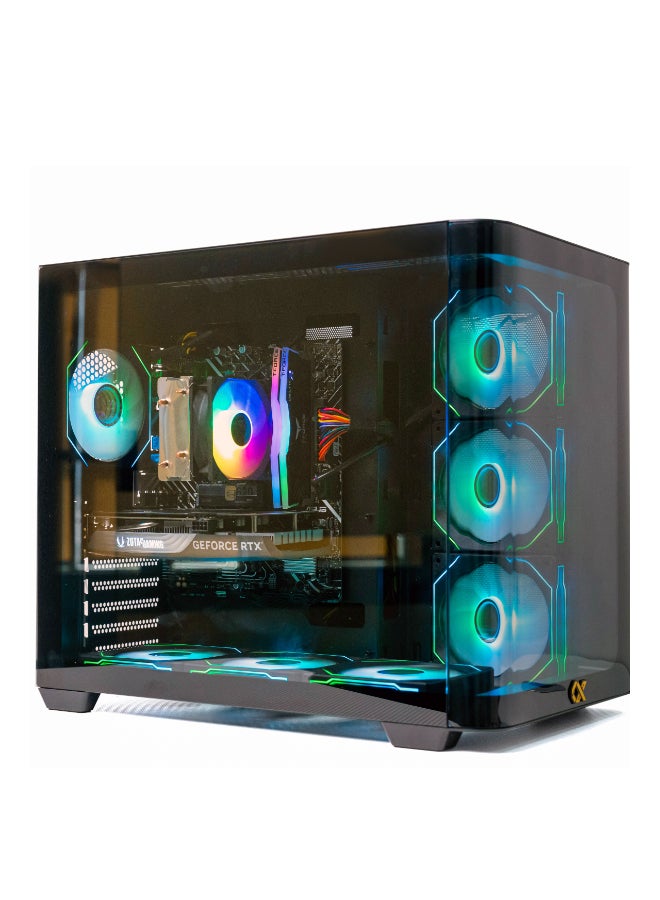 Setup Master Pro Gaming PC With Intel Core i5-14400F Processor/32GB DDR5 RAM/1TB SSD/8GB Nvidia GeForce RTX 5060 Graphics/Windows 11 Pro+ Mouse + Keyboard and Wireless Card Black - Image 2