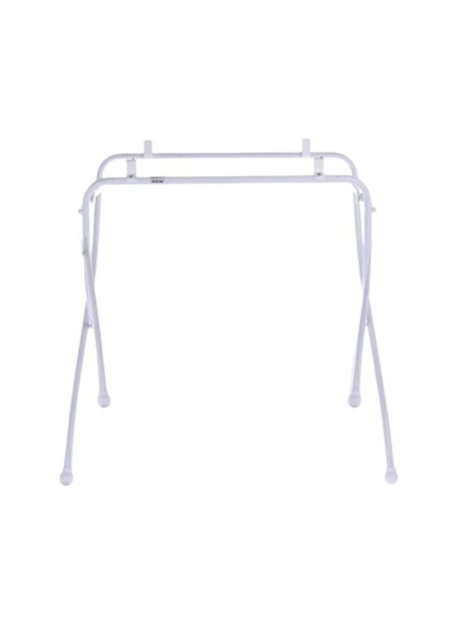 cam Baby Bath Tub Universal Stand - White - Made In Italy  Lightweight And Easy To Store - Convenient, Comfortable And Safe - Best For Newborns Up To 10 Kg/21 Lbs 4 Wheels - Image 4