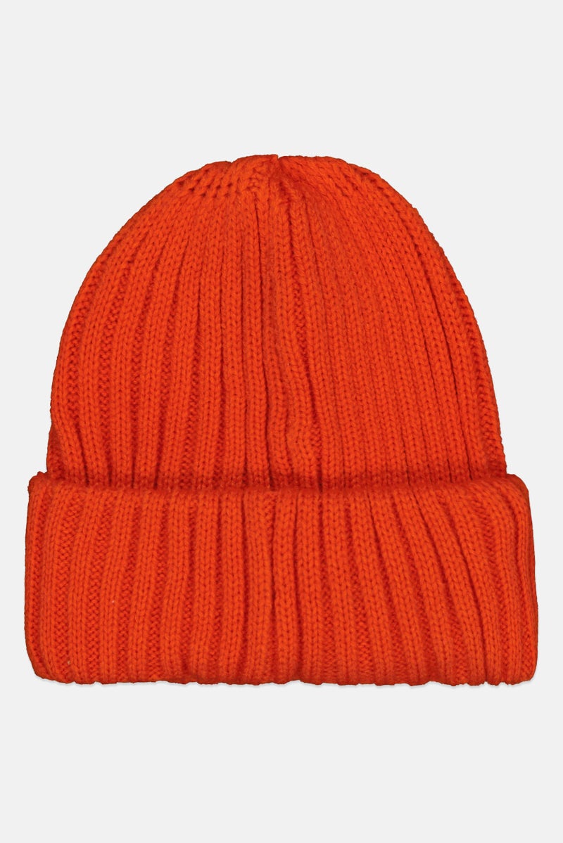 Reserved Women Crochet Beanie, Orange - Image 2