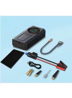 EzzySo Portable Cordless Car Battery Emergency Care Starter Air Pump Power Bank, Tire Air Pump, Air Compressor To Easily Inflate Tires, LED Display, With Flashlight, Mobile Power Supply, Large Capacity Storage  - Image 2