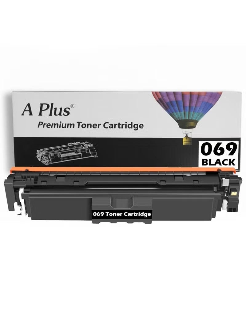 APLUS A Plus Compatible 069/069H Black Toner Cartridge with Chip for Canon Printers - Image 1