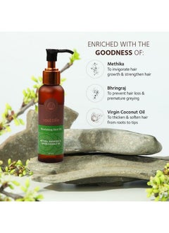 SOULTREE Nourishing Hair Oil With Methika Bhringraj & Virgin Coconut Hair Oil 120 Ml  - Image 3