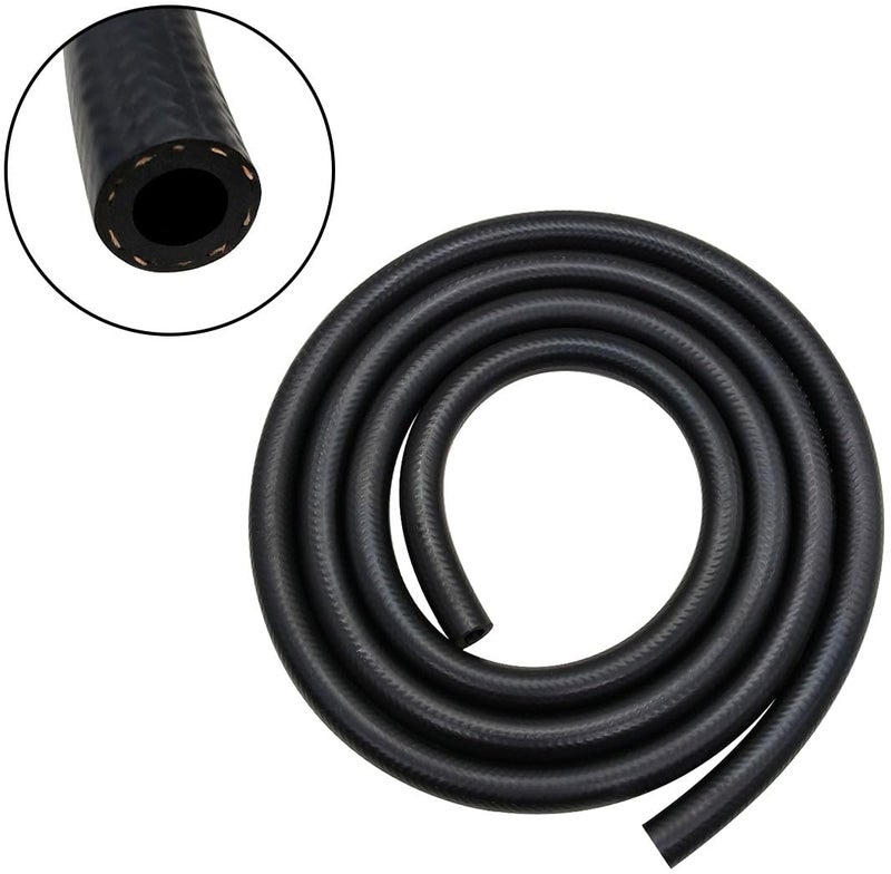 YSIL 5168mm ID91614mm OD 66FT NBR Fuel Line Transmission Hose Push on Lock Hose Tube for Fuel Oil Gas Systems Engines Black - Image 2