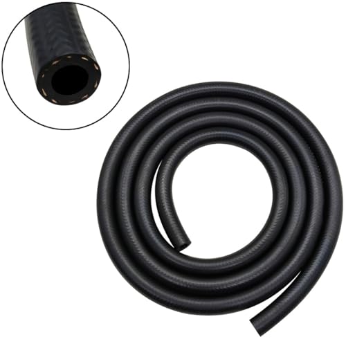 YSIL 5168mm ID91614mm OD 66FT NBR Fuel Line Transmission Hose Push on Lock Hose Tube for Fuel Oil Gas Systems Engines Black - Image 1