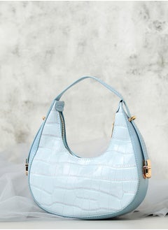 Haute Sauce Azure Textured Sky Blue Mini Bag  - Image 4