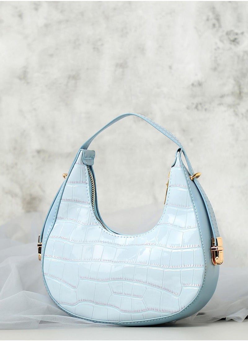 Haute Sauce - Azure Textured Sky Blue Mini Bag - Image 1
