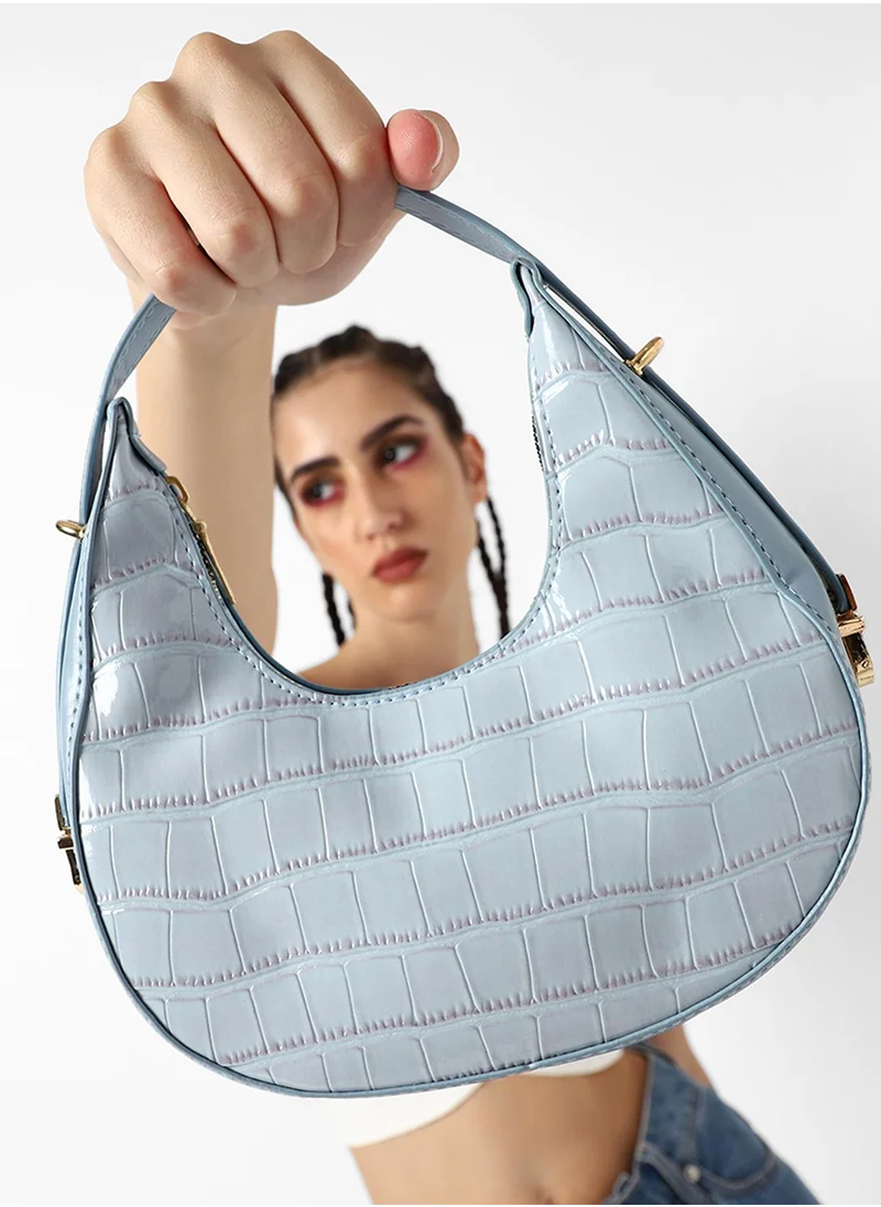 صوص هاوت Azure Textured Sky Blue Mini Bag