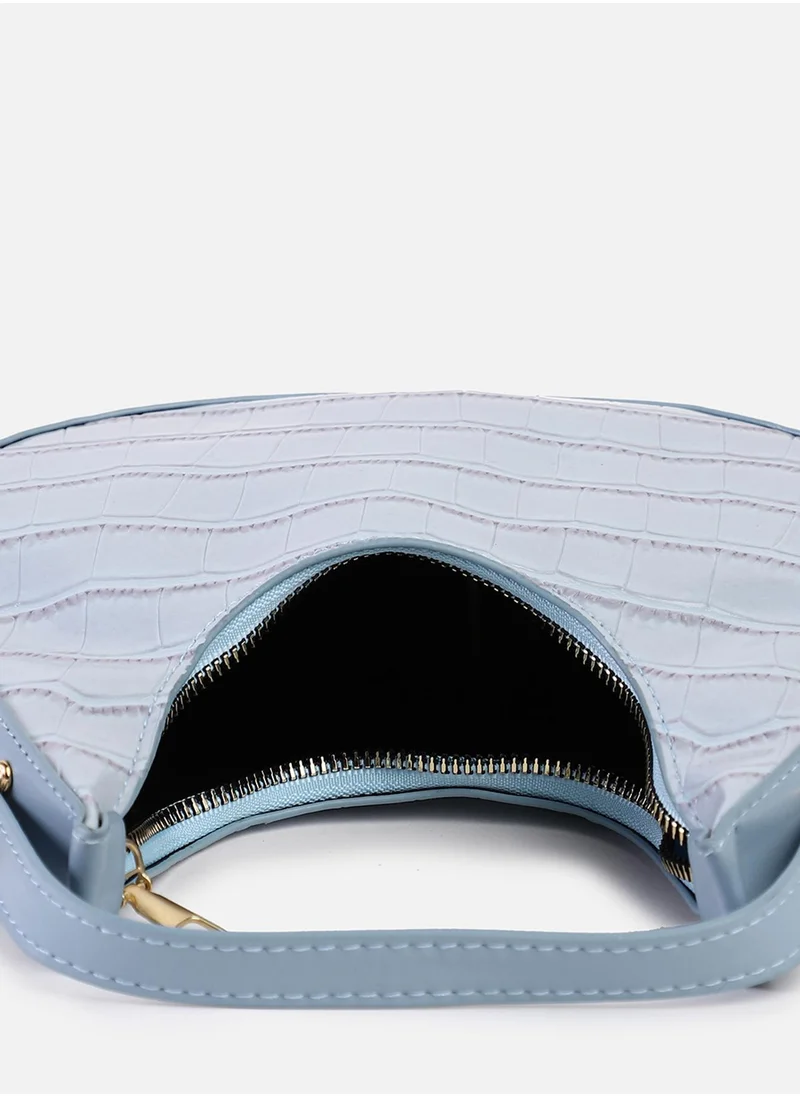 صوص هاوت Azure Textured Sky Blue Mini Bag