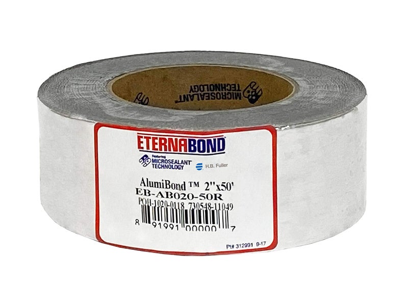 EternaBond AlumiBond 2" x50' MicroSealant Tape with 4mil Aluminum Backer | 21 mil Total Thickness | EB-AB020-50R - One-Step Durable, Waterproof and Airtight Repair - Image 4